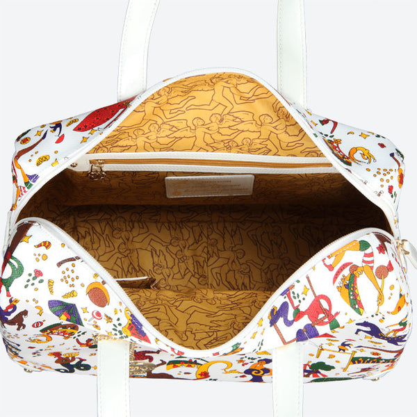 Piero Guidi silk printed scarf (Magic Circus)