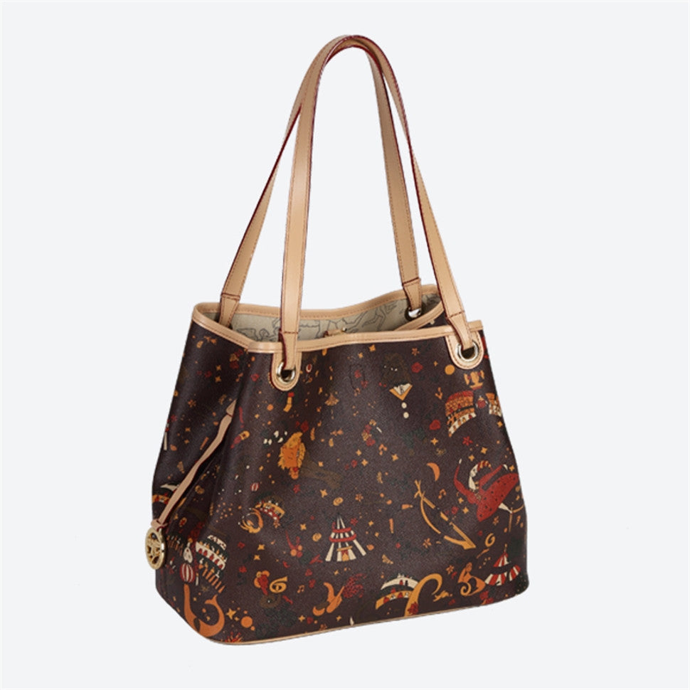 Piero Guidi Magic Circus- Brown, Black or White Small Tote