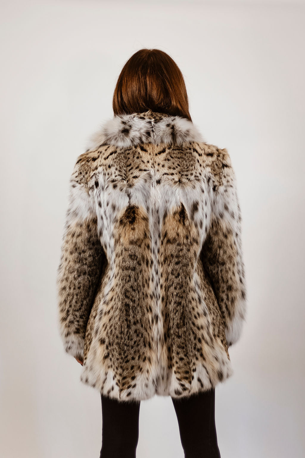 Natural American Lynx 3/4 coat