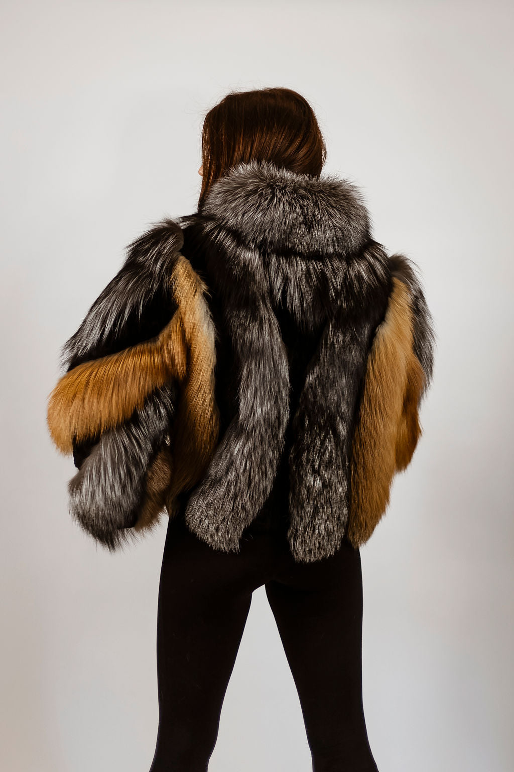 Men's Fox Fur Coat Reversible | SKANDINAVIK FUR