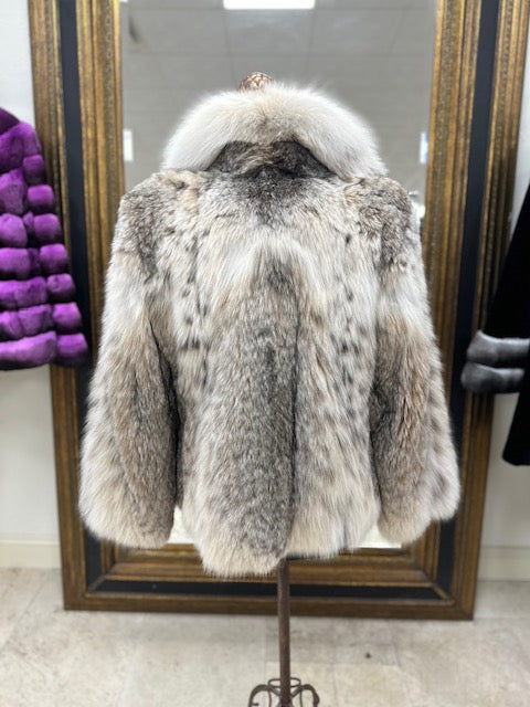 Natural Canadian Lynx Jacket