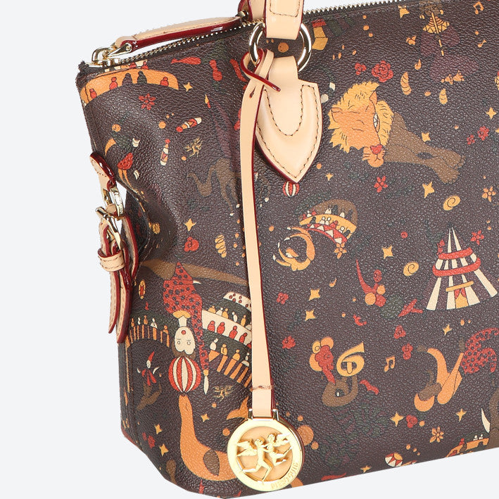 Piero Guidi Magic Circus - 10.5 x 8.5 x 5 in. Black Shoulder Bag