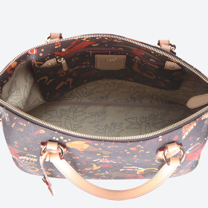 Piero Guidi Magic Circus - 10.5 x 8.5 x 5 in. Black Shoulder Bag