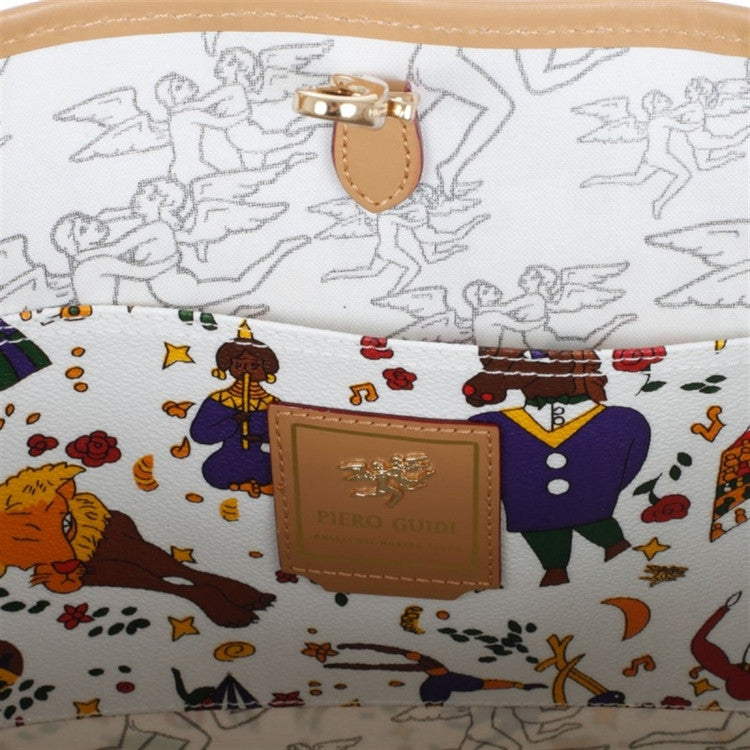 Piero Guidi Magic Circus- Brown, Black or White Small Tote