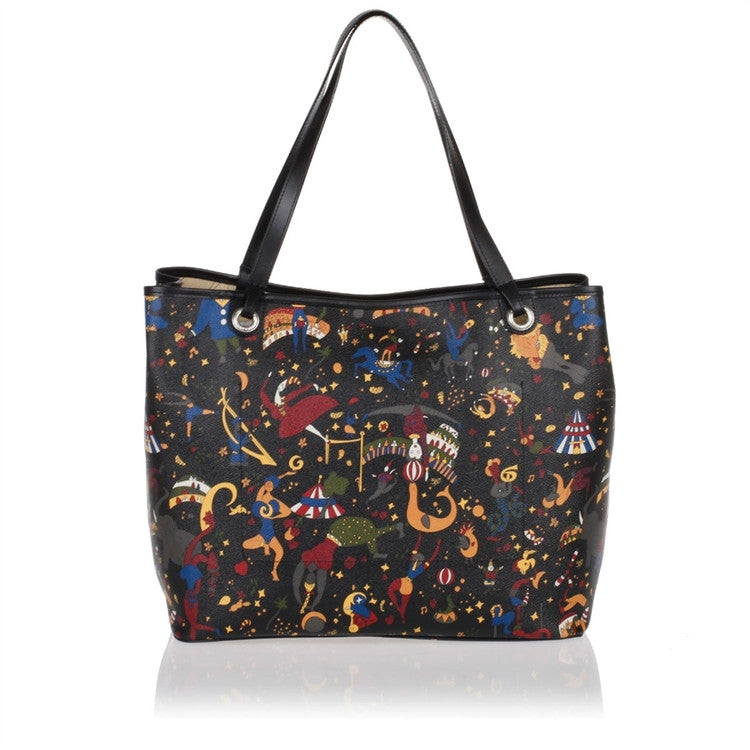 Piero Guidi Magic Circus- Brown, Black or White Small Tote