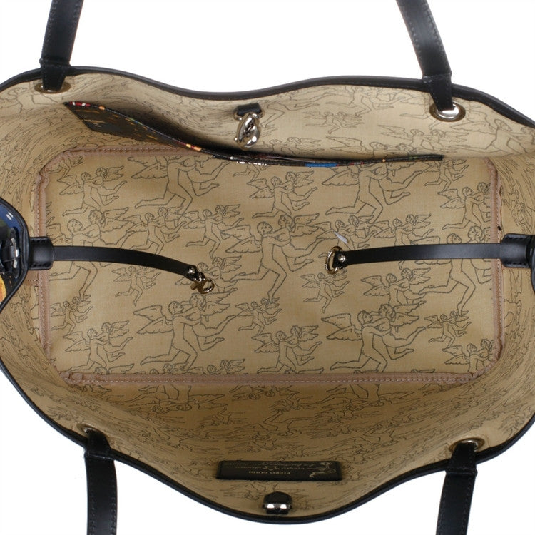 Piero Guidi Magic Circus- Brown, Black or White Small Tote